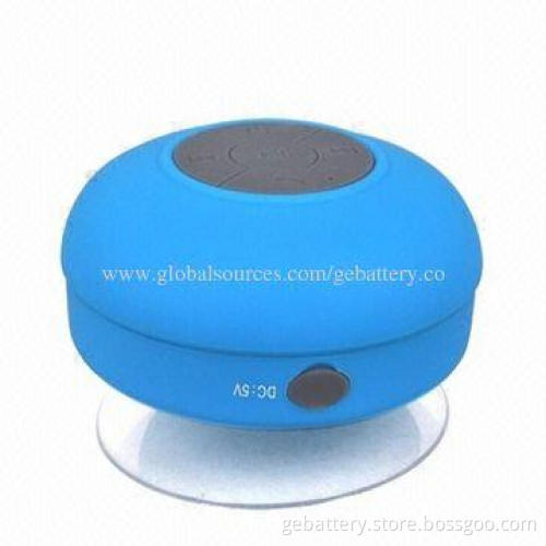 Portable Waterproof Bluetooth Wireless Stereo Speaker with Suction Cup, Built-in 400mAh Li-battery